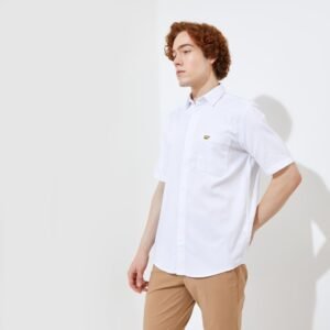 Jack Nicklaus Elwood Kemeja Pria Lengan Pendek Slim Fit White