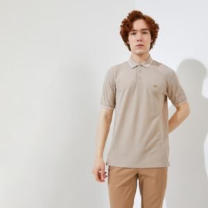 Jack Nicklaus Ernest Polo Shirt Pria Regular Fit Beige