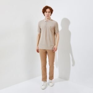 Jack Nicklaus Ernest Polo Shirt Pria Regular Fit Beige