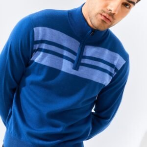 Jack Nicklaus Ferruccio Premium Sweater Regular Fit Blue Knit