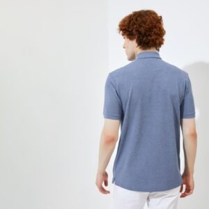 Jack Nicklaus Halston Polo Shirt Pria Regular Fit Medium Blue