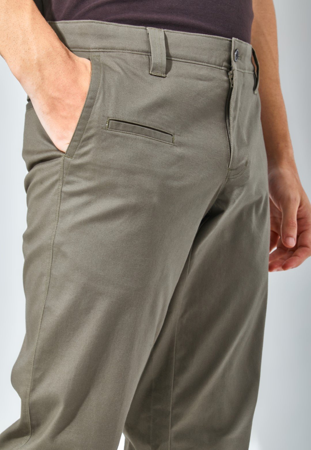 Jack Nicklaus Hornet Celana Panjang Pria Regular Fit Olive - Image 3