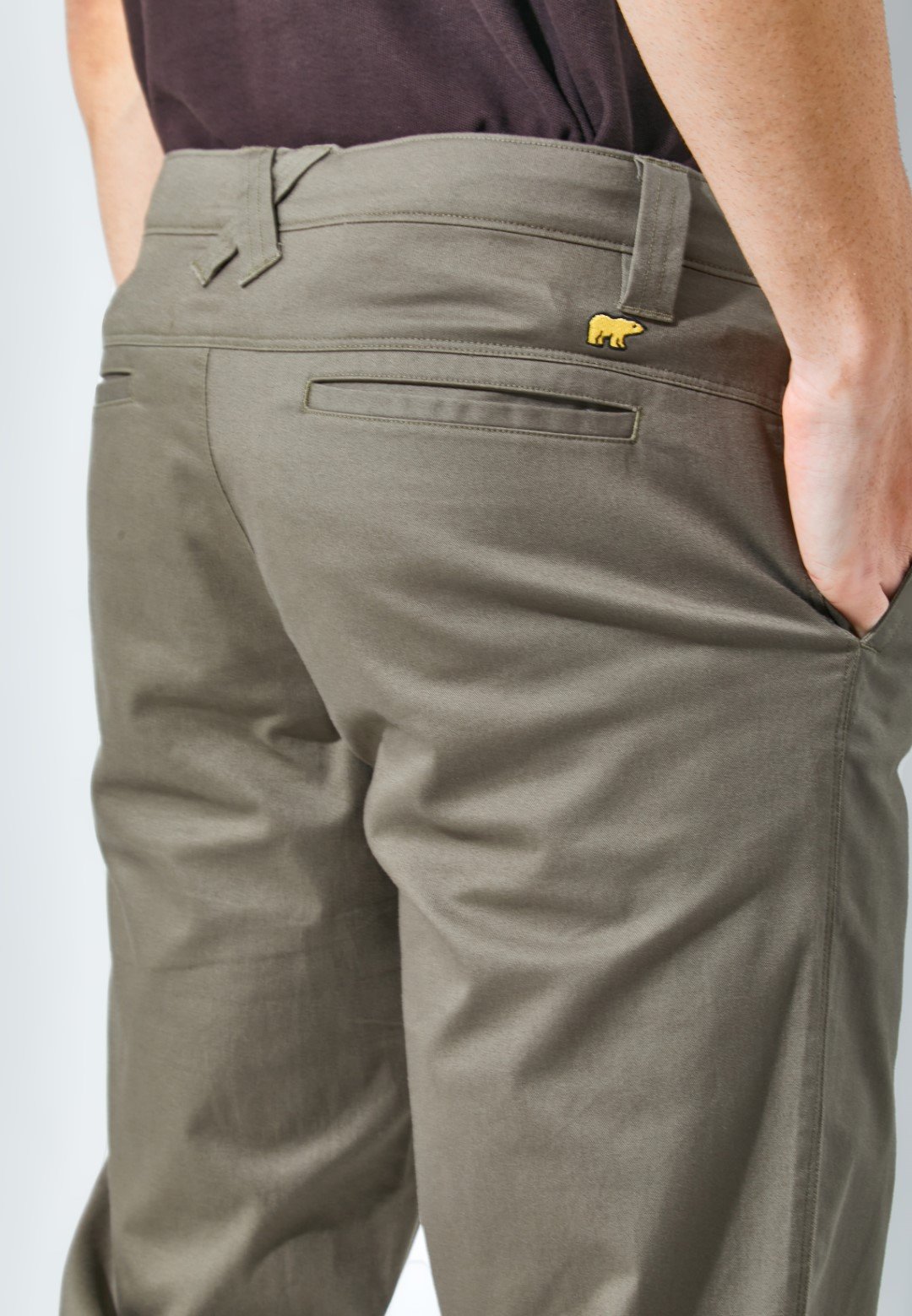 Jack Nicklaus Hornet Celana Panjang Pria Regular Fit Olive - Image 5