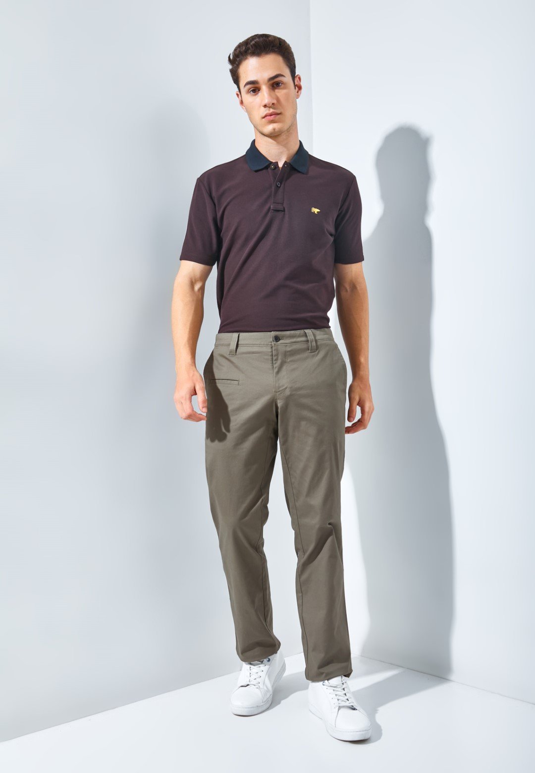Jack Nicklaus Hornet Celana Panjang Pria Regular Fit Olive - Image 6