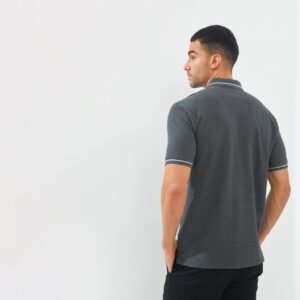 Jack Nicklaus Hubert Polo Shirt Pria Regular Fit Dark Grey