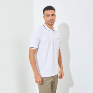 Jack Nicklaus Hubert Polo Shirt Pria Regular Fit Putih