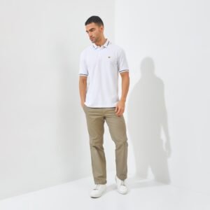 Jack Nicklaus Hubert Polo Shirt Pria Regular Fit Putih