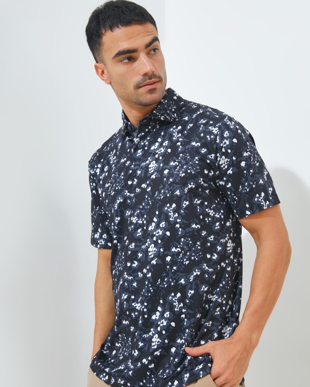 Jack Nicklaus Lockhart Premium Floral Print Black Out