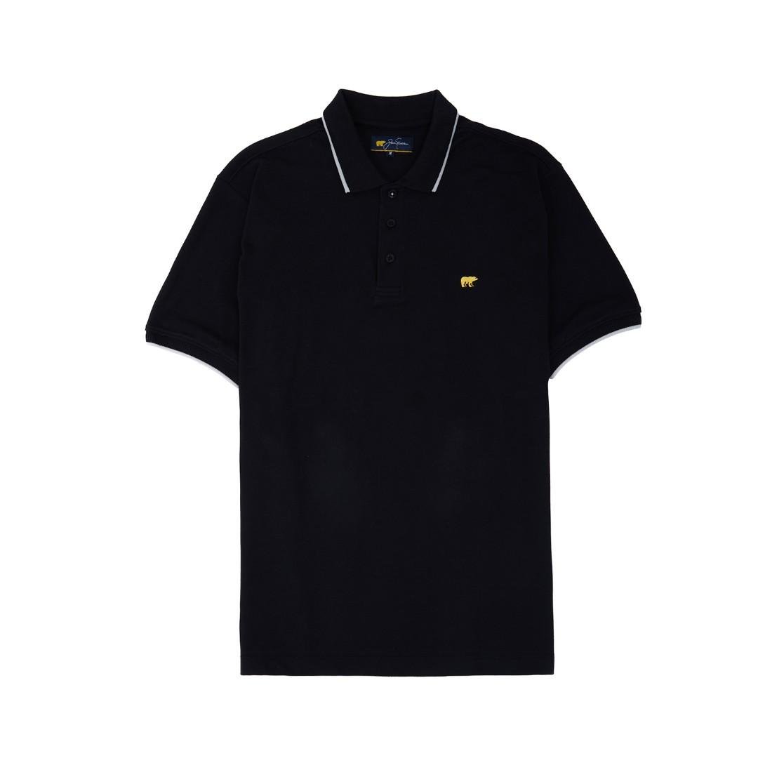 Jack Nicklaus Mandela Polo Shirt Pria Regular Fit Black - Image 7