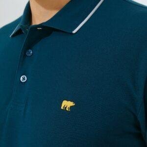 Jack Nicklaus Mandela Polo Shirt Pria Regular Fit Tosca