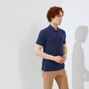 Jack Nicklaus Marsh Polo Shirt Pria Slim Fit Navy