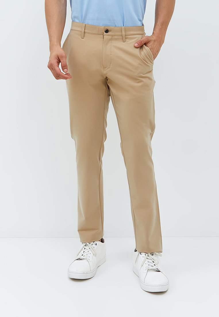 Jack Nicklaus Nordic Celana Panjang Pria Slim Fit Khaki