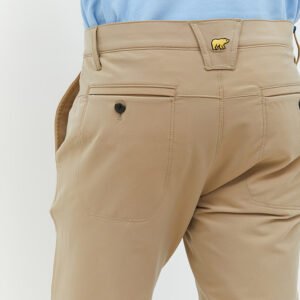 Jack Nicklaus Nordic Celana Panjang Pria Slim Fit Khaki
