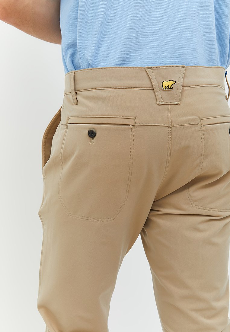Jack Nicklaus Nordic Celana Panjang Pria Slim Fit Khaki - Image 5