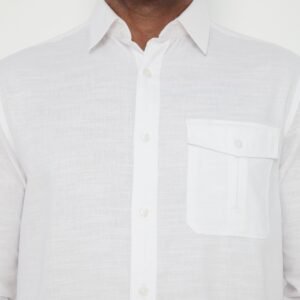 Jack Nicklaus Oberon Kemeja Pria Lengan Panjang Slim Fit White