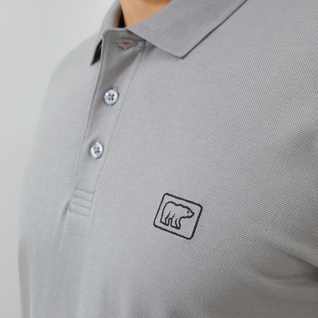 Jack Nicklaus Roc Polo Shirt Pria Regular Fit Vintage Khaki - Image 4