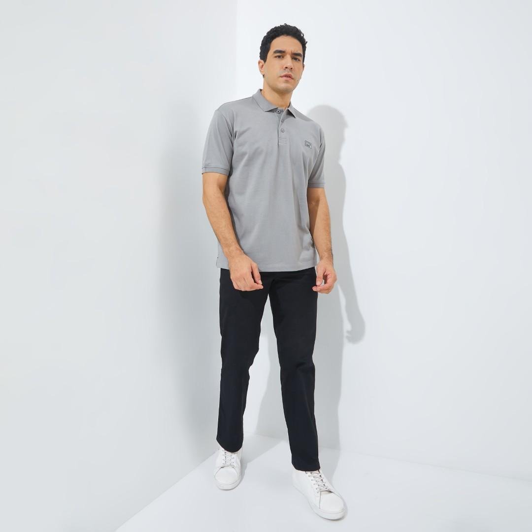 Jack Nicklaus Roc Polo Shirt Pria Regular Fit Vintage Khaki - Image 6