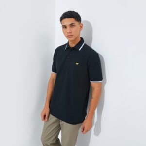 Jack Nicklaus Roderick Polo Shirt Pria Regular Fit Hitam