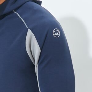 Jack Nicklaus Rosewood Premium Pieced Hoodie Classic Navy