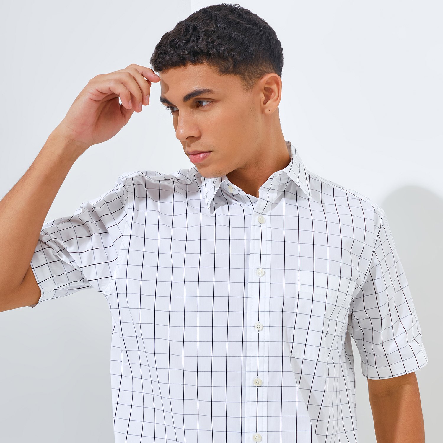 Jack Nicklaus Sphere Premium Men's Shirt Bright White - Image 3