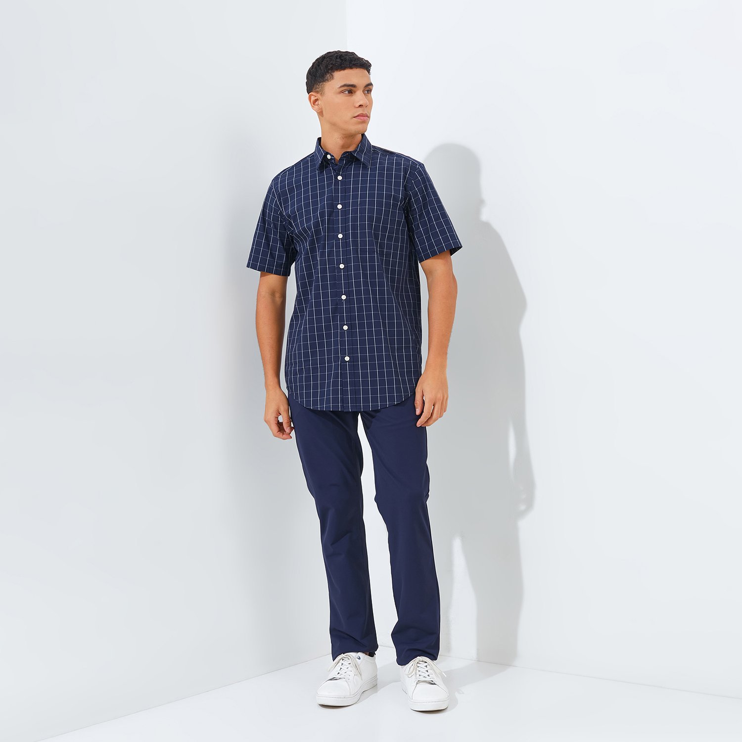 Jack Nicklaus Sphere Premium Men's Shirt Classic Navy - Image 6