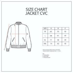 d&f CVC Jaket bomber pria - Hijau mint cream