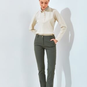 Jack Nicklaus Jenny Premium Pants Ladies Slim Fit Virtual Olive