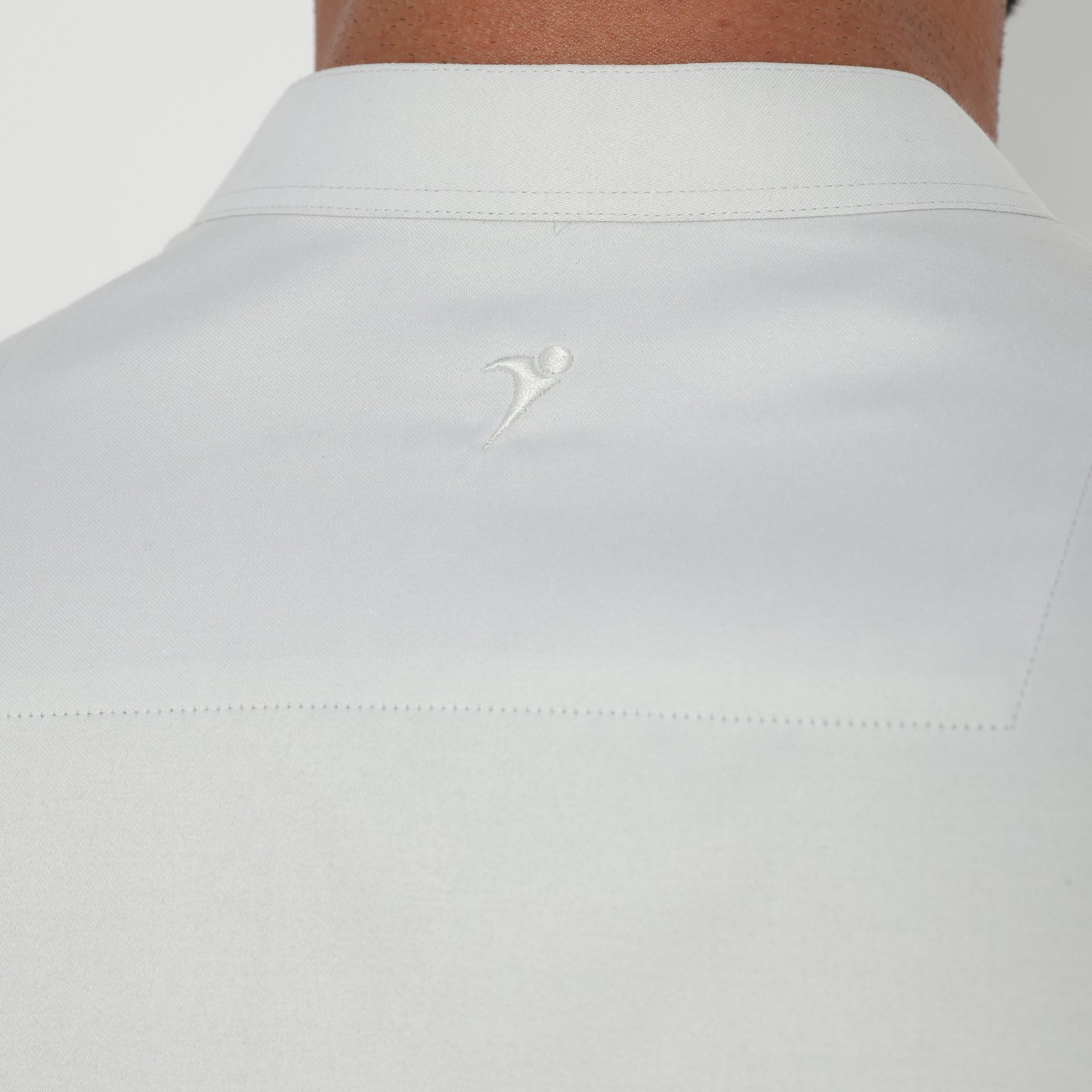 Jobb Abbas Baju Koko Pria Lengan Panjang Regular Fit Light Grey - Image 4