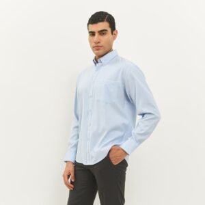 Jobb Abney Kemeja Pria Lengan Panjang Regular Fit Biru