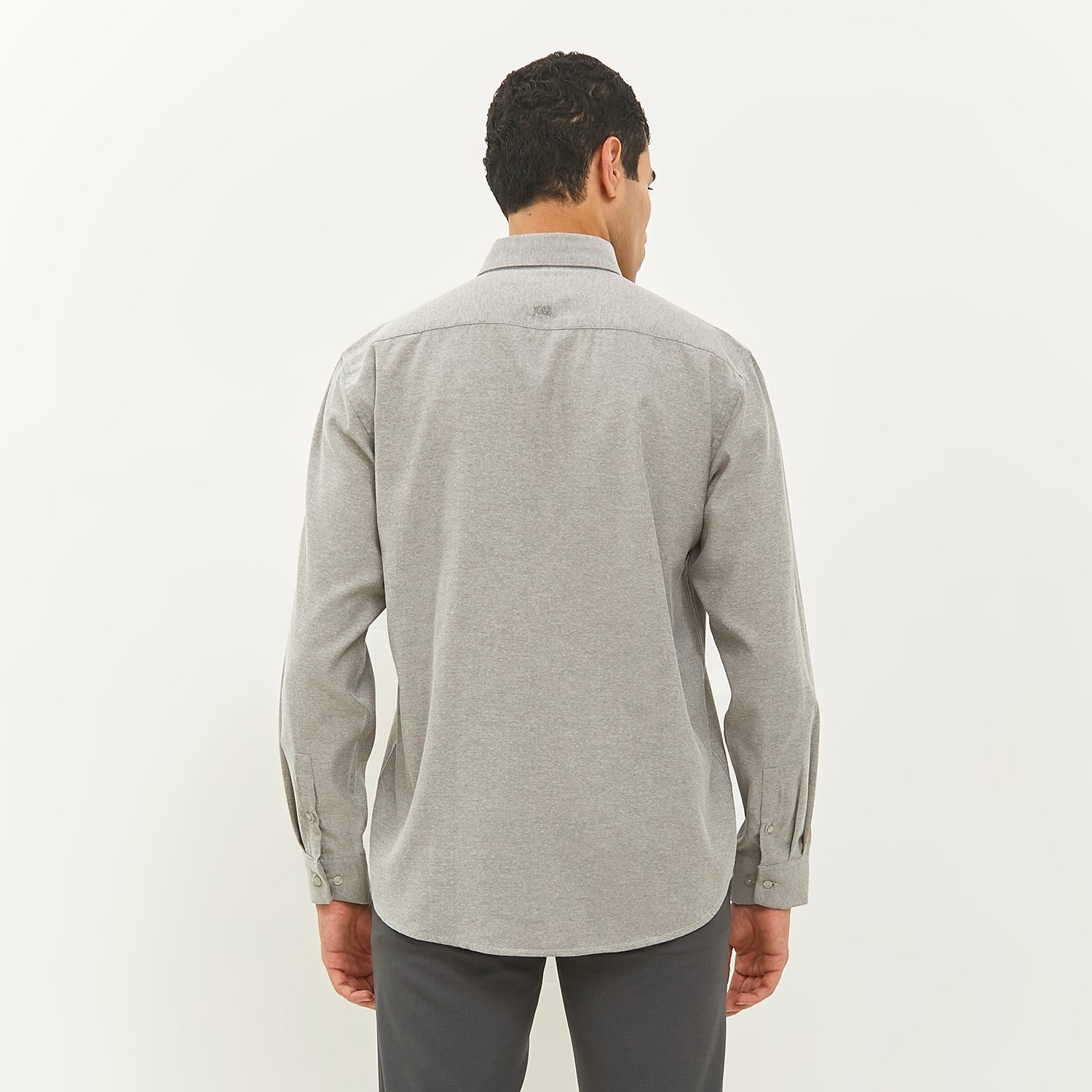 Jobb Abney Kemeja Pria Lengan Panjang Regular Fit Hitam - Image 4