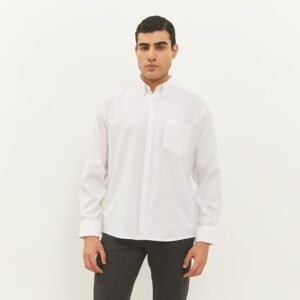 Jobb Abney Kemeja Pria Lengan Panjang Regular Fit Putih