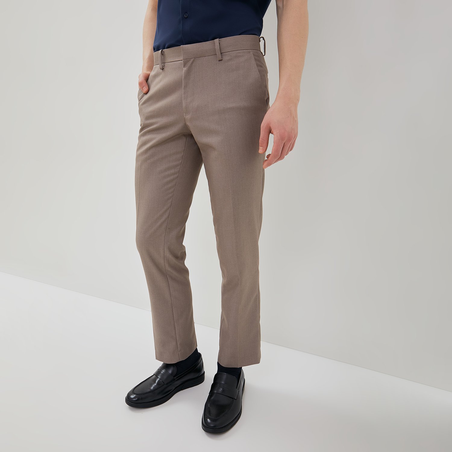 Jobb Airview Celana Panjang Slim Fit Light Brown - Image 2