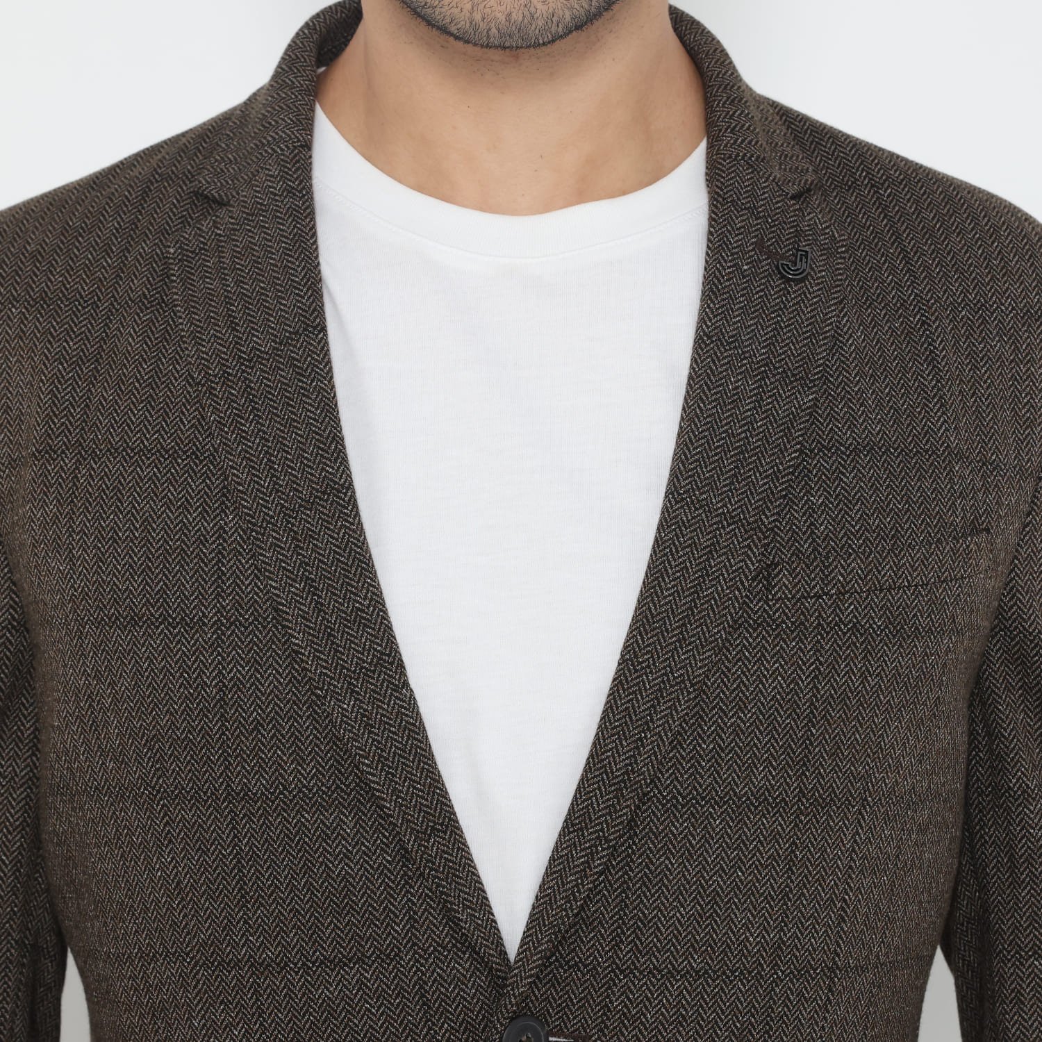 JOBB Axel-T2 Jas Pria Slim Fit Brown - Image 5