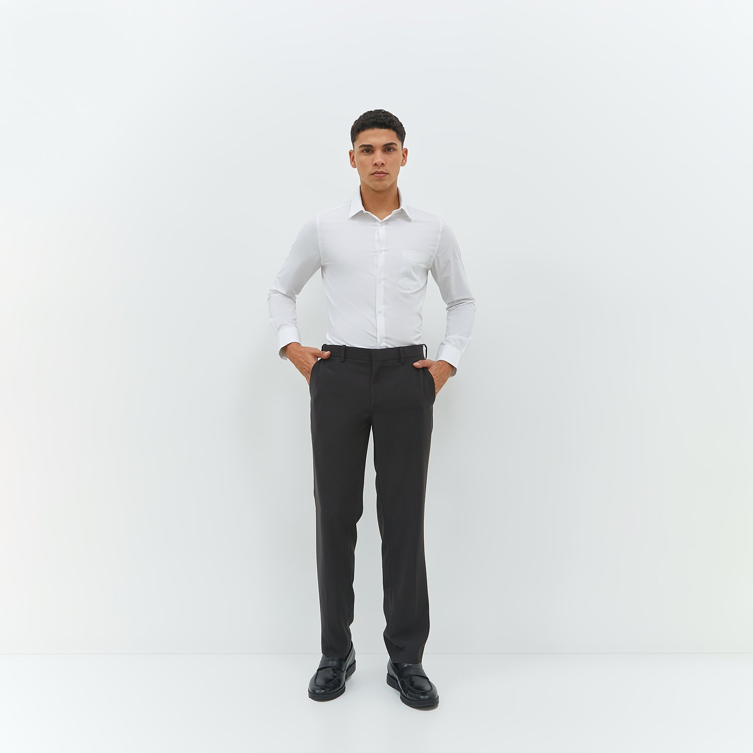 JOBB Bastien Celana Panjang Pria Slim Fit Charcoal - Image 6