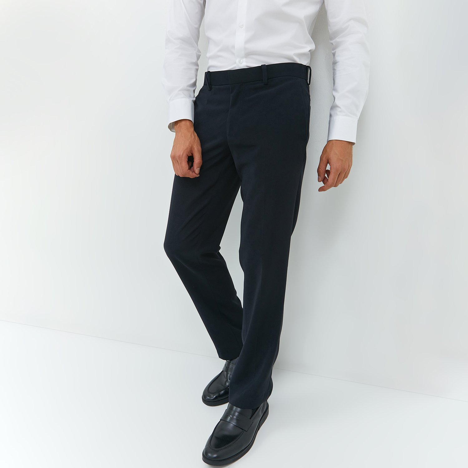 JOBB Bastien Celana Panjang Pria Slim Fit Navy - Image 5