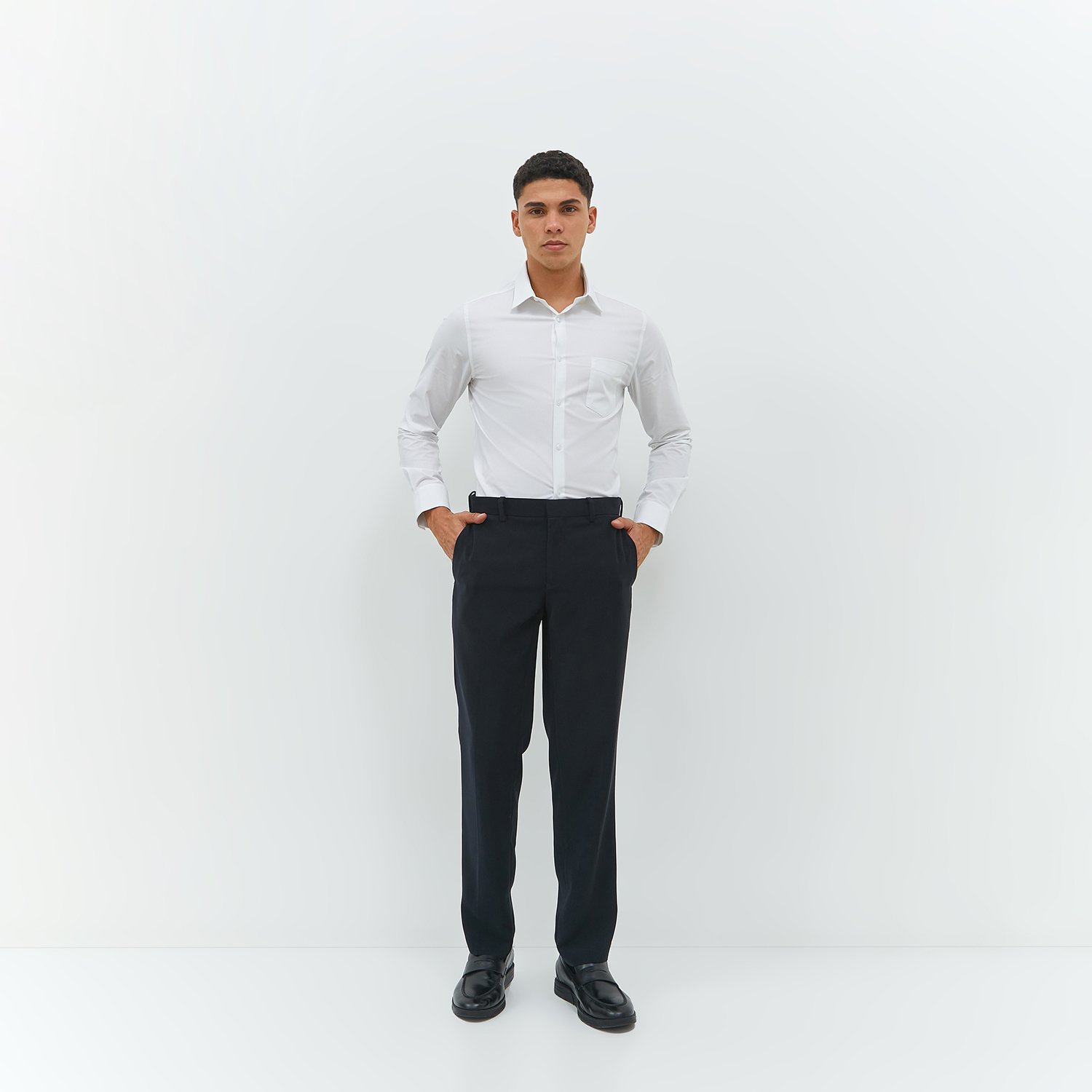 JOBB Bastien Celana Panjang Pria Slim Fit Navy - Image 4