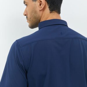 Jobb Edore Kemeja Pria Lengan Pendek Slim Fit Navy