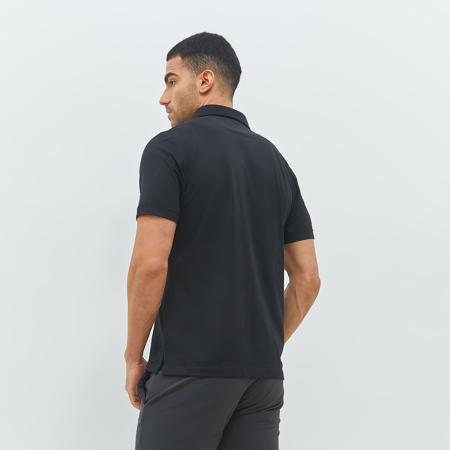 Jobb Endive Kemeja Pria Lengan Pendek Slim Fit Hitam - Image 3