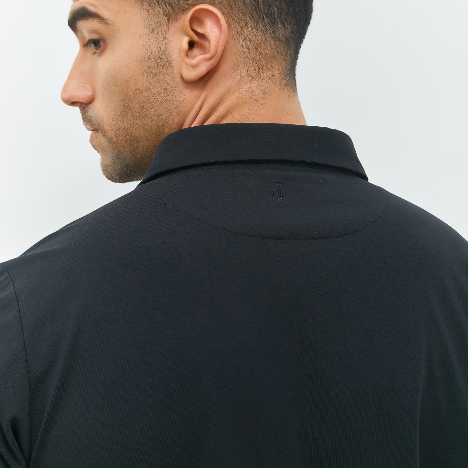 Jobb Endive Kemeja Pria Lengan Pendek Slim Fit Hitam - Image 4