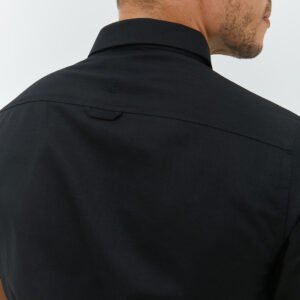 Jobb Fulton Kemeja Pria Lengan Pendek Slim Fit Hitam