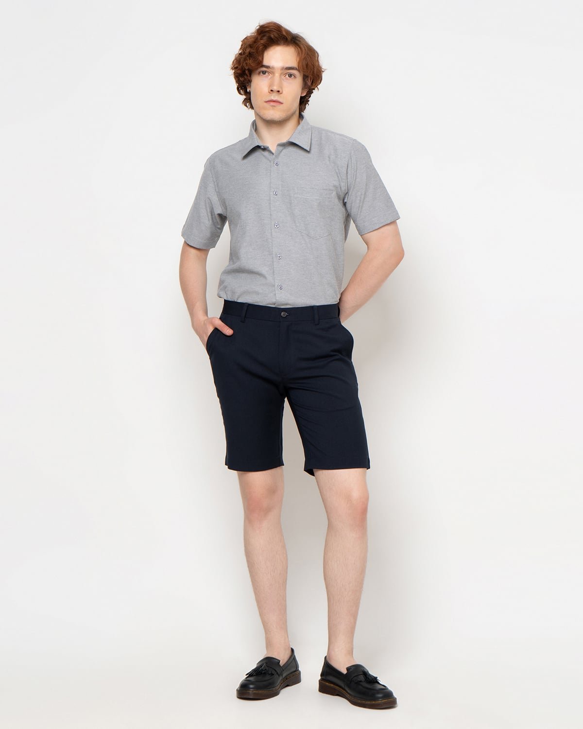 Jobb Heritage Tuvalu Celana Pendek Pria Slim Fit Biru - Image 3