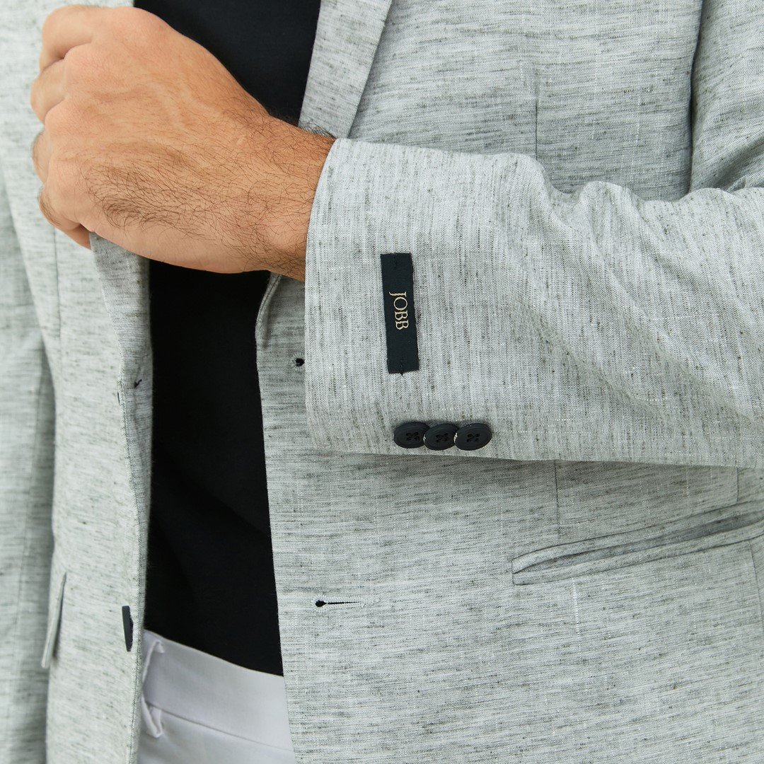 Jobb Hickory-T2 Blazer Pria Slim Fit Hijau - Image 4