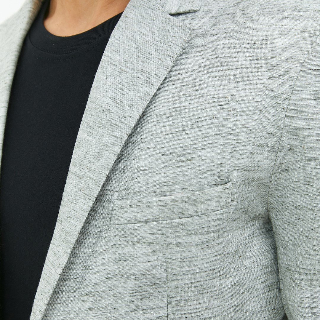 Jobb Hickory-T2 Blazer Pria Slim Fit Hijau - Image 5