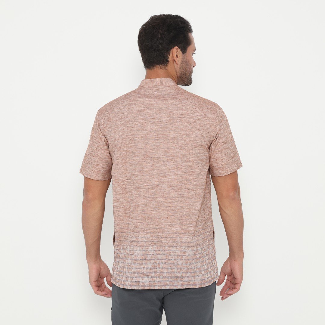 Jobb Javed Baju Koko Pria Lengan Pendek Regular Fit Teracota - Image 3