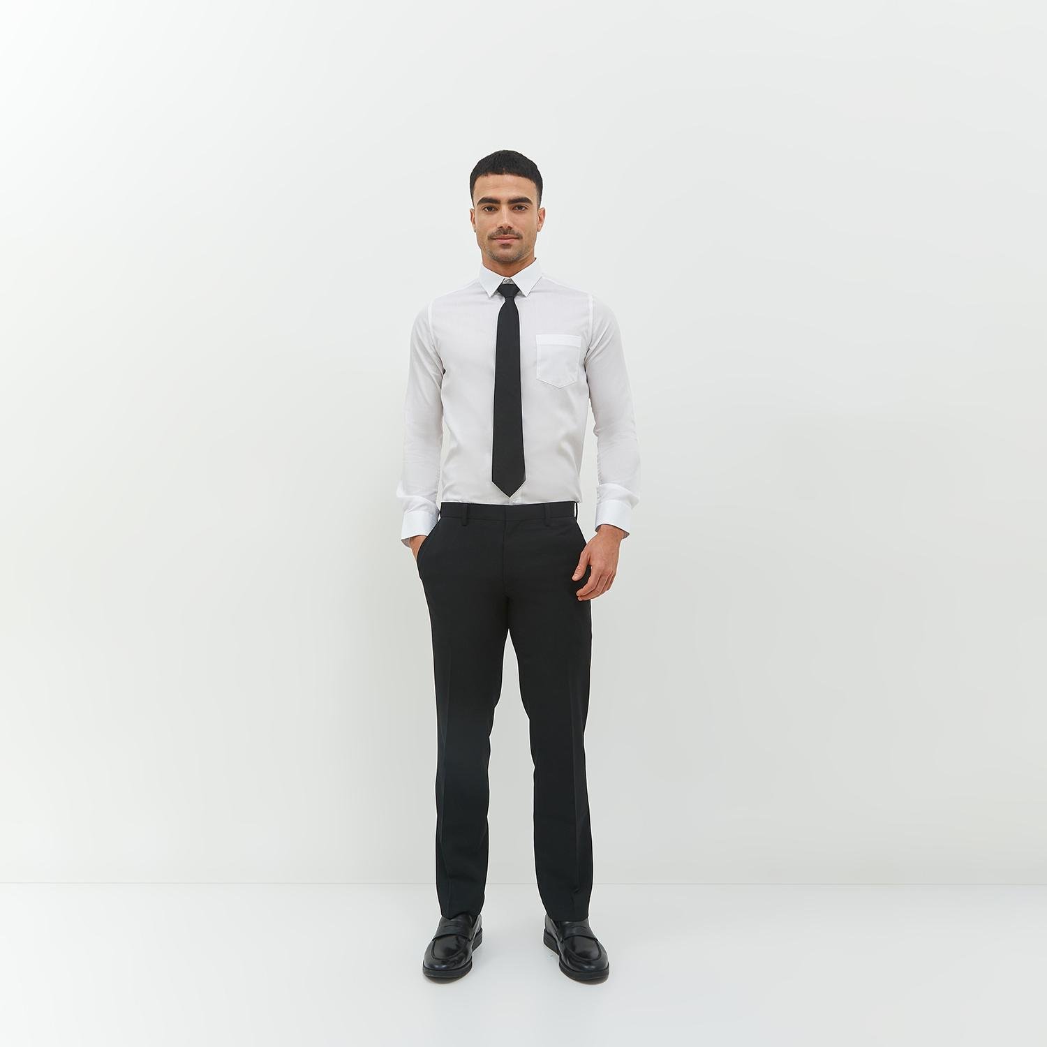 Jobb Shelbourne Kemeja Pria Lengan Panjang Slim Fit Putih - Image 6