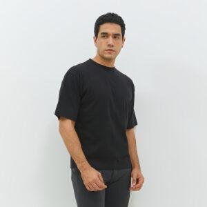 JOBB Leven T-shirt Pria Oversized Dark Black