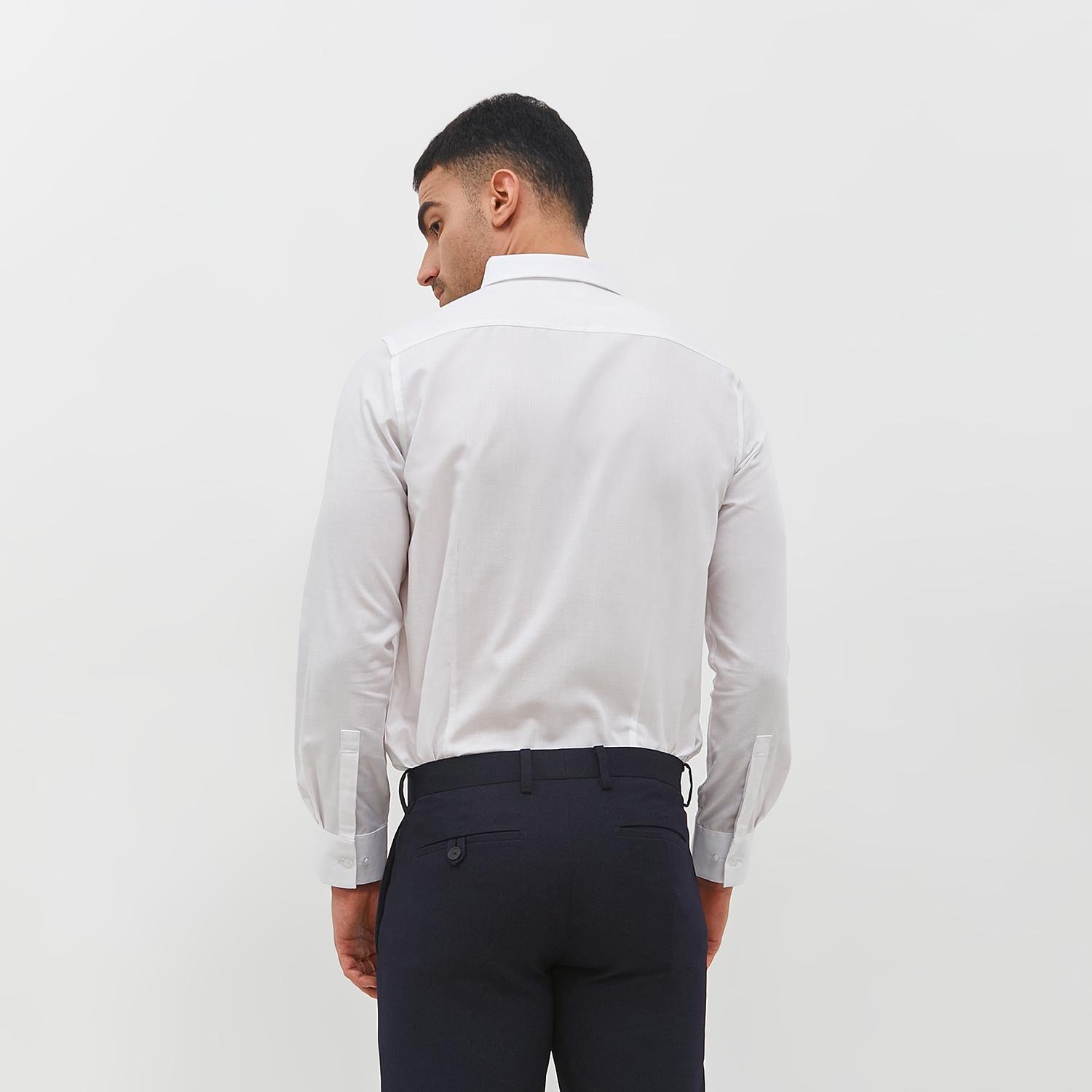 Jobb Livero Kemeja Pria Lengan Panjang Slim Fit Putih - Image 3