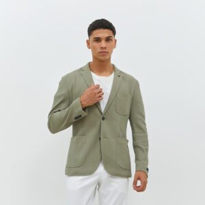 JOBB Lucien-T2 Jas Pria Slim Fit Light Green