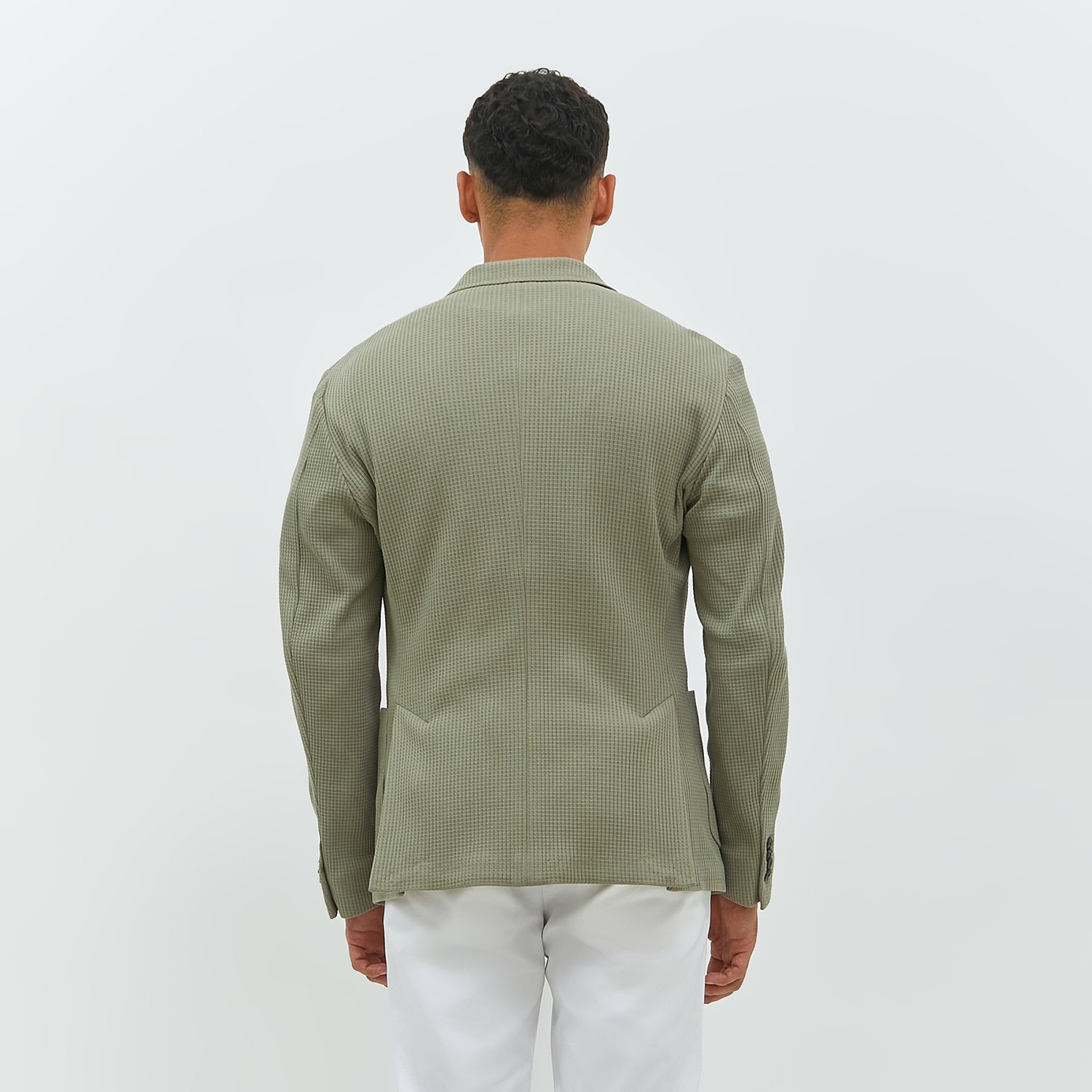 JOBB Lucien-T2 Jas Pria Slim Fit Light Green - Image 5