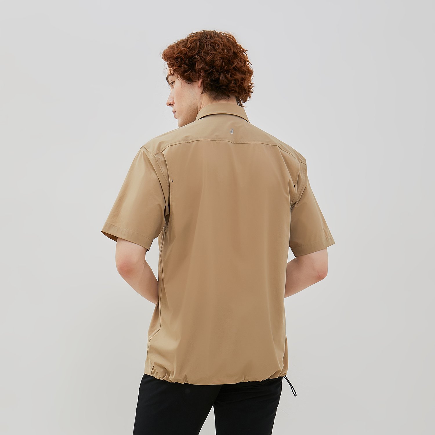 Jobb Marzo Kemeja Pria Lengan Pendek Regular Fit Khaki - Image 2